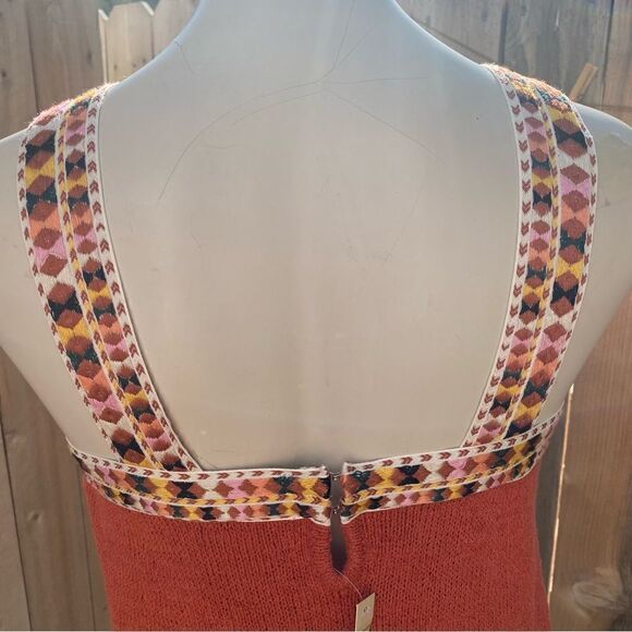 MADEWELL Rusted Rose Embroidered Swing Sleeveless Top size S NWT - Picture 8 of 11